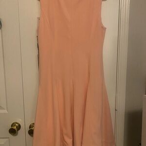Calvin Klein Pink Sleeveless A-Line Midi Dress